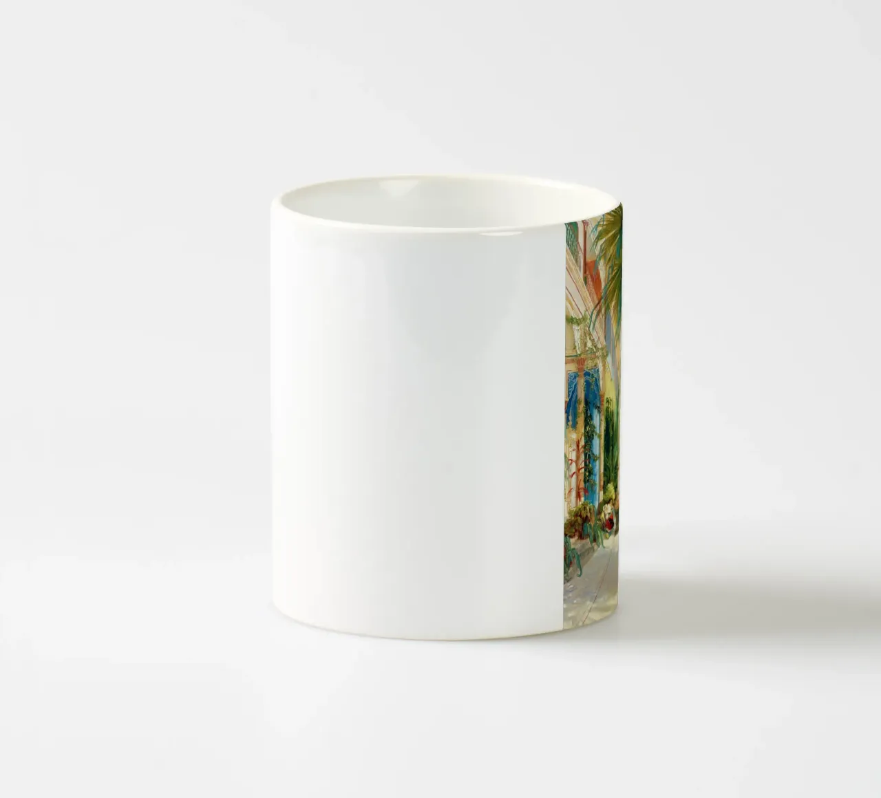 L'interno della Palm House tazza in ceramica da Venus Art