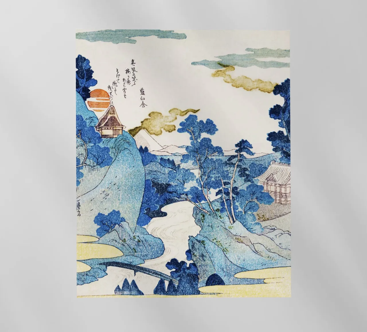 Utagawa Kuniyoshi - Fuji No Yukei pellicola backlit da Venus Art