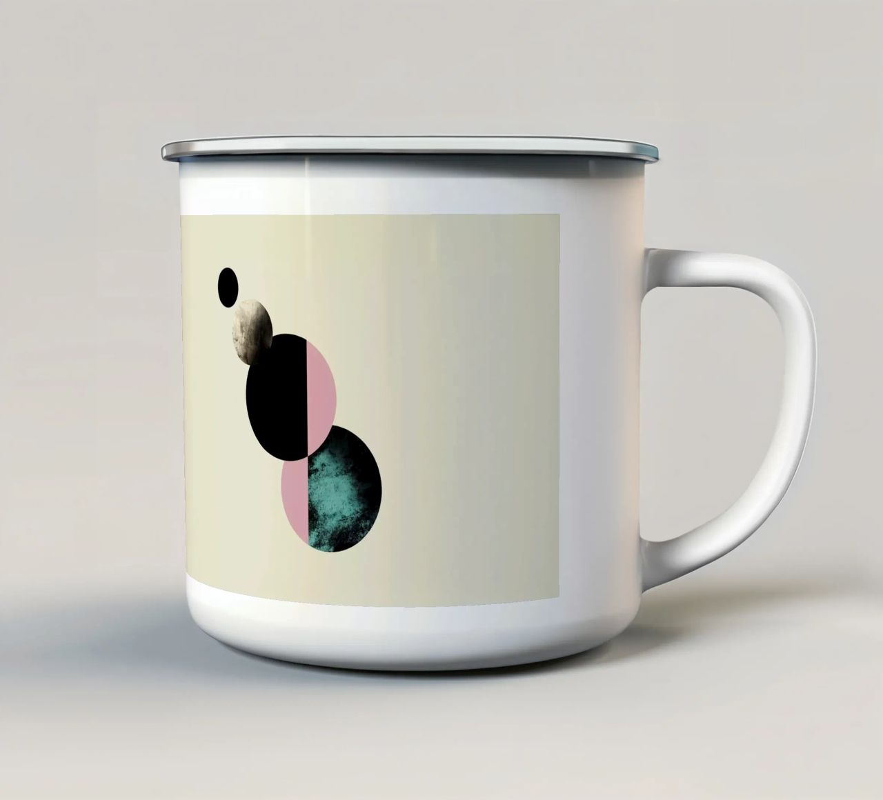 Eclissi tazza in smalto da cafelab