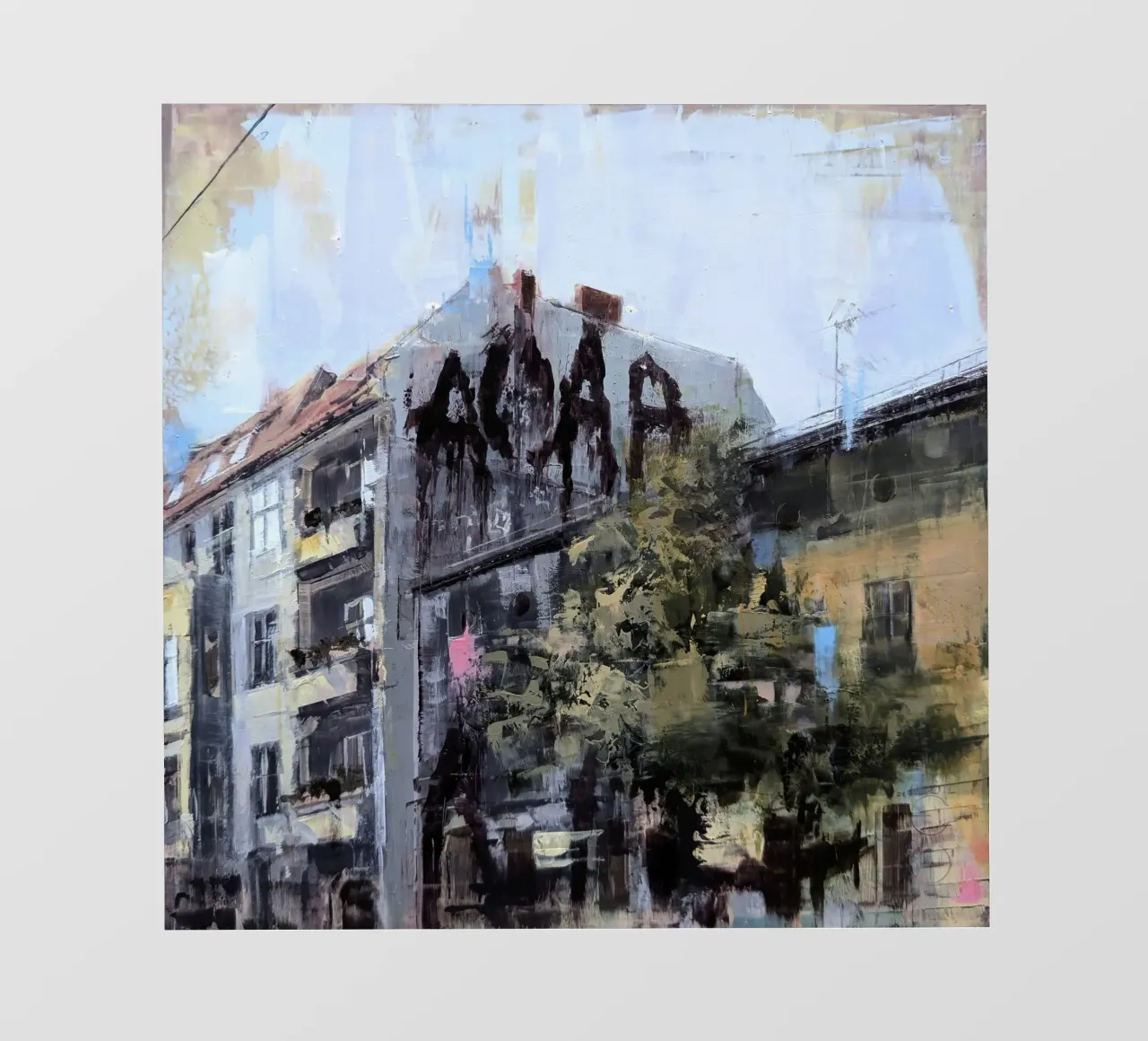 POTSDAM_25_03 - quella in Zeppelinstraße telo in pvc da Eduard Warkentin Art