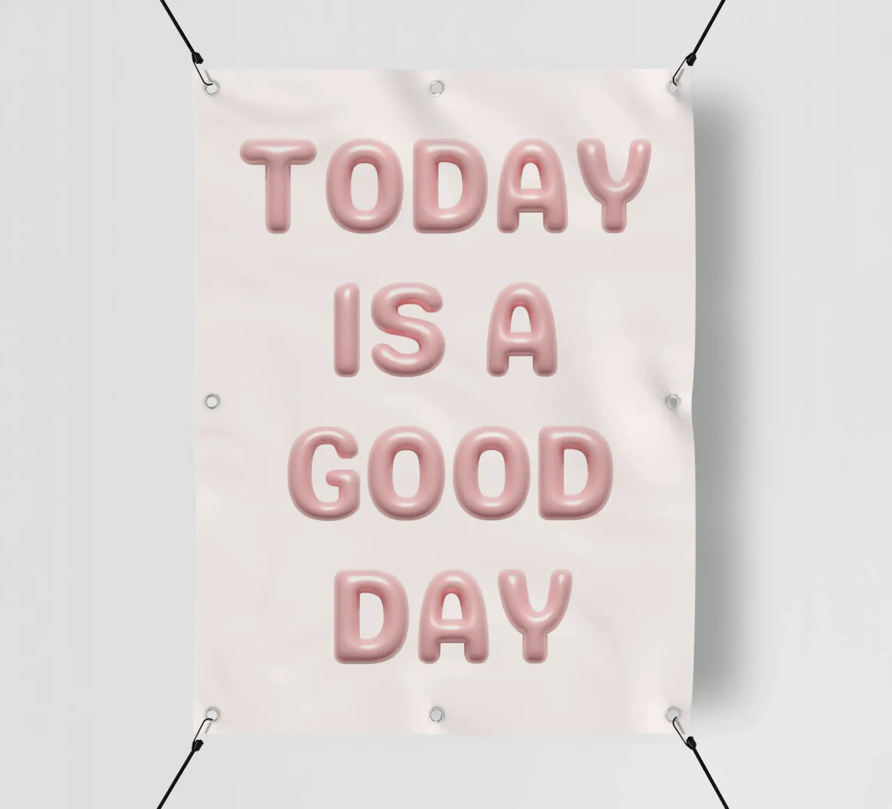 Today is a good day telo in pvc da PinkCandyWalls