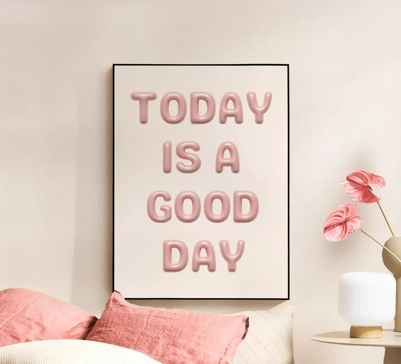 Today is a good day plexiglass da PinkCandyWalls