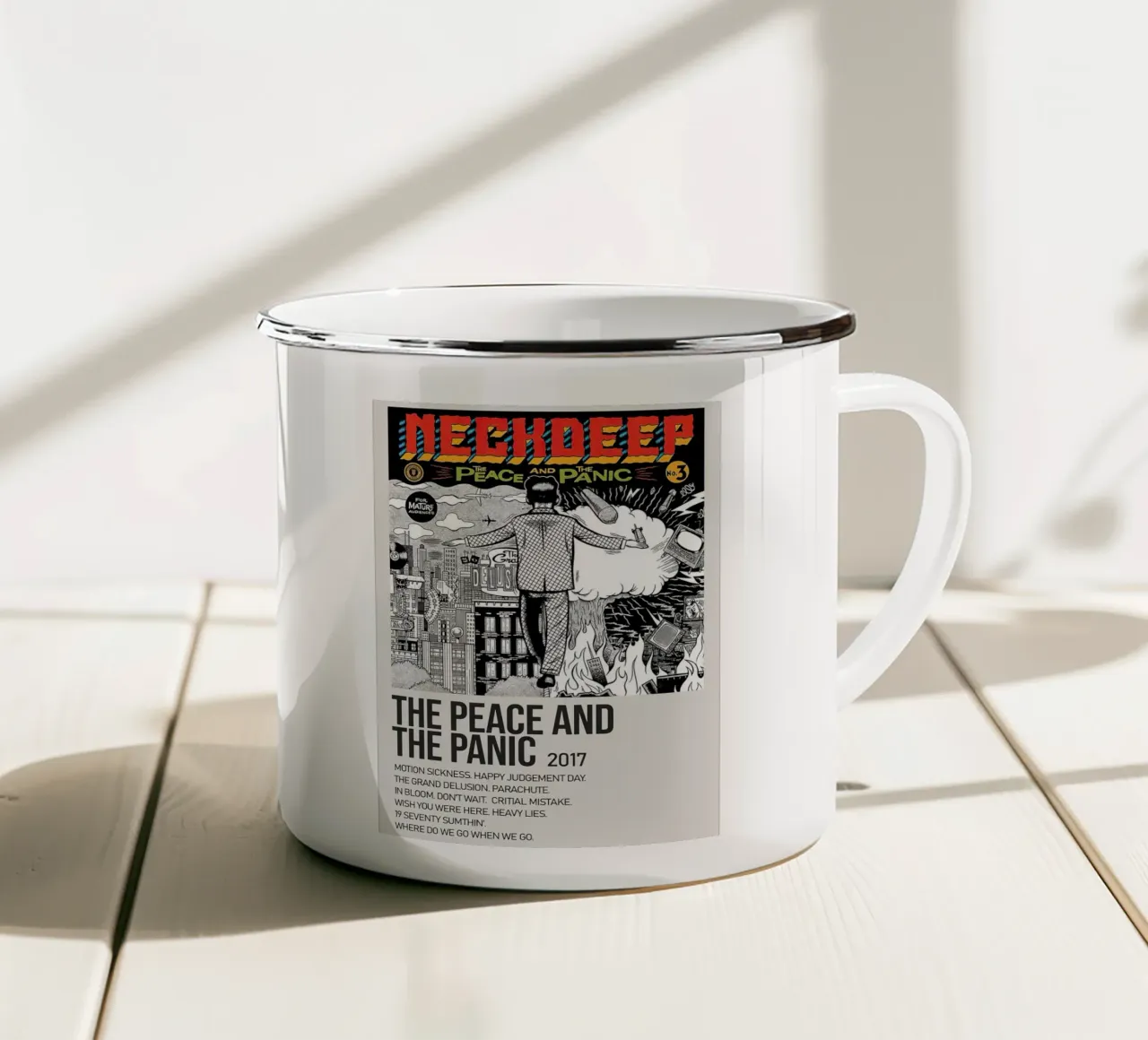 Neck Deep tazza in smalto da Roronoa7