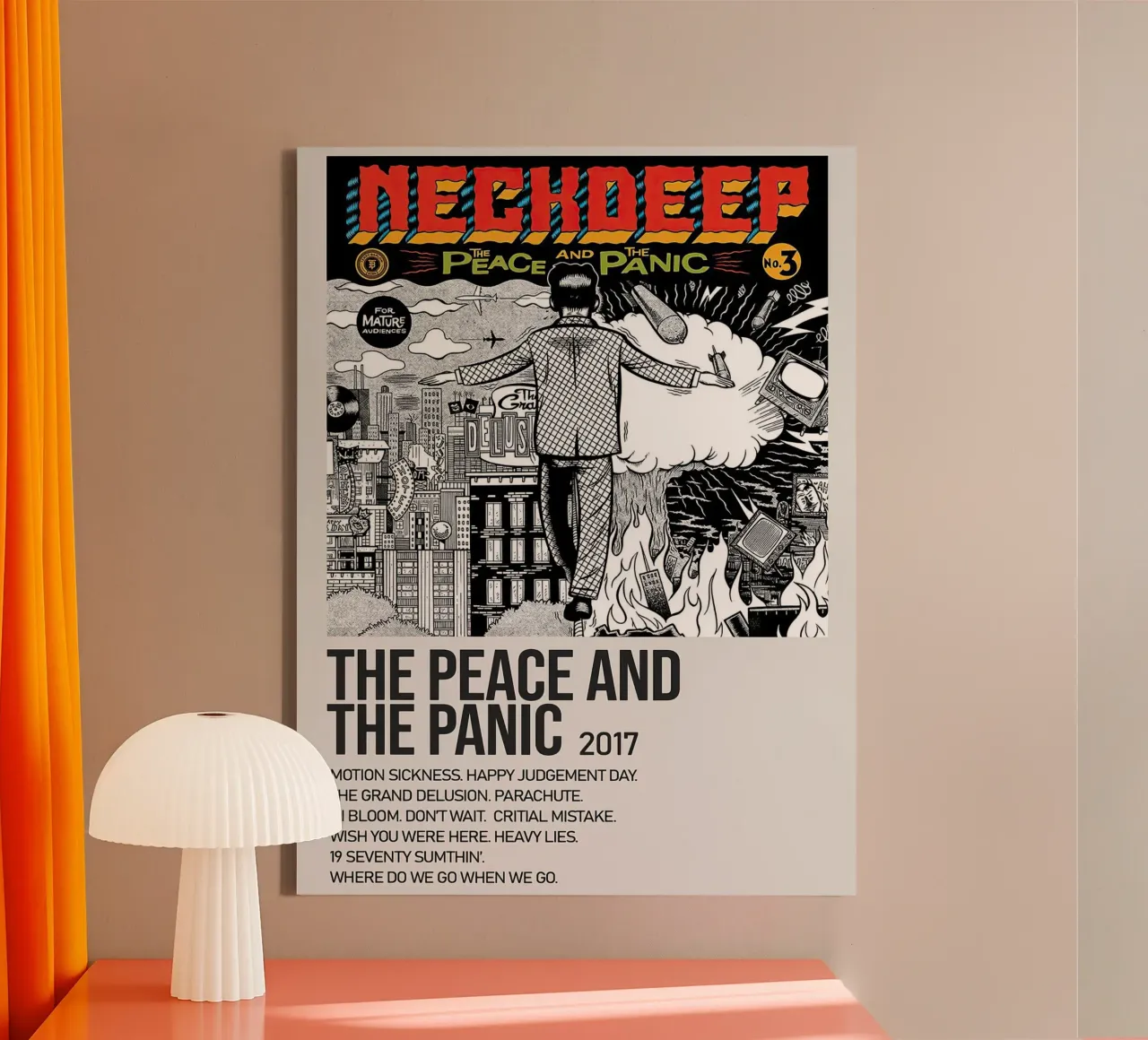 Neck Deep tela con Cornice a cassetta da Roronoa7