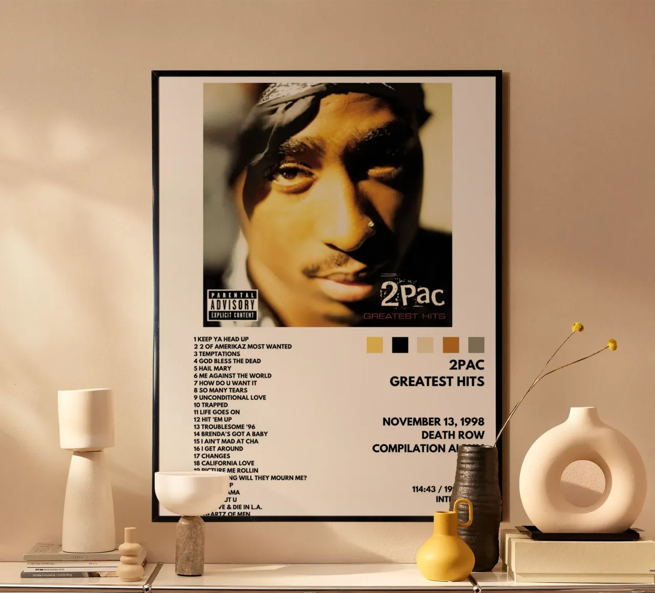 2 Pac Greatest Hits poster da Roronoa7