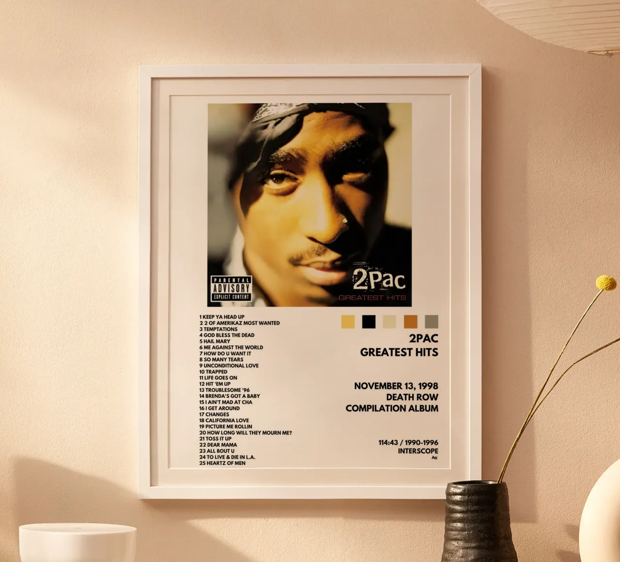 2 Pac Greatest Hits poster da Roronoa7