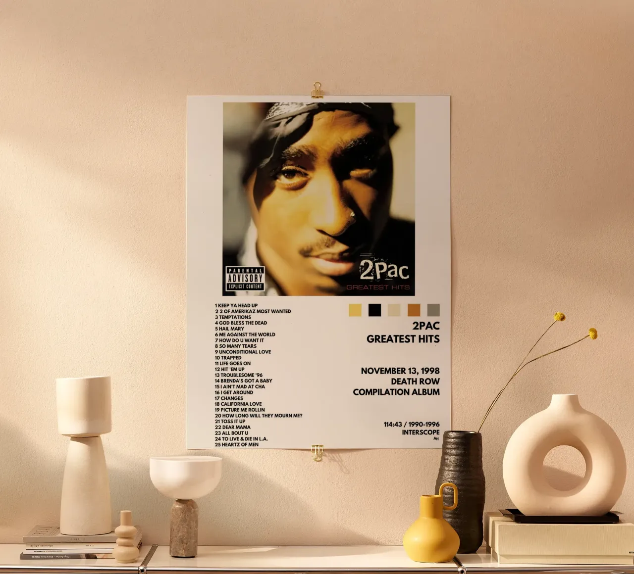 2 Pac Greatest Hits poster da Roronoa7