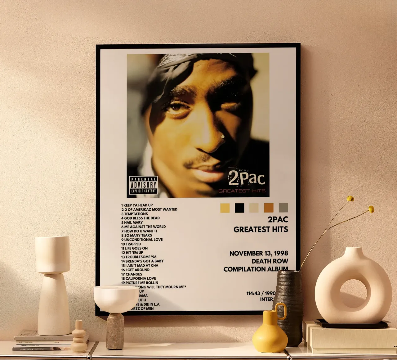 2 Pac Greatest Hits poster da Roronoa7