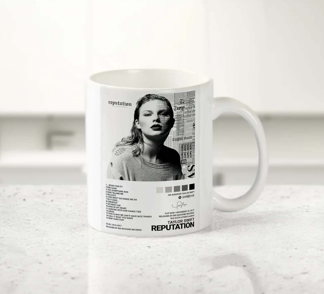 Taylor Swift Reputation tazza in ceramica da Roronoa7