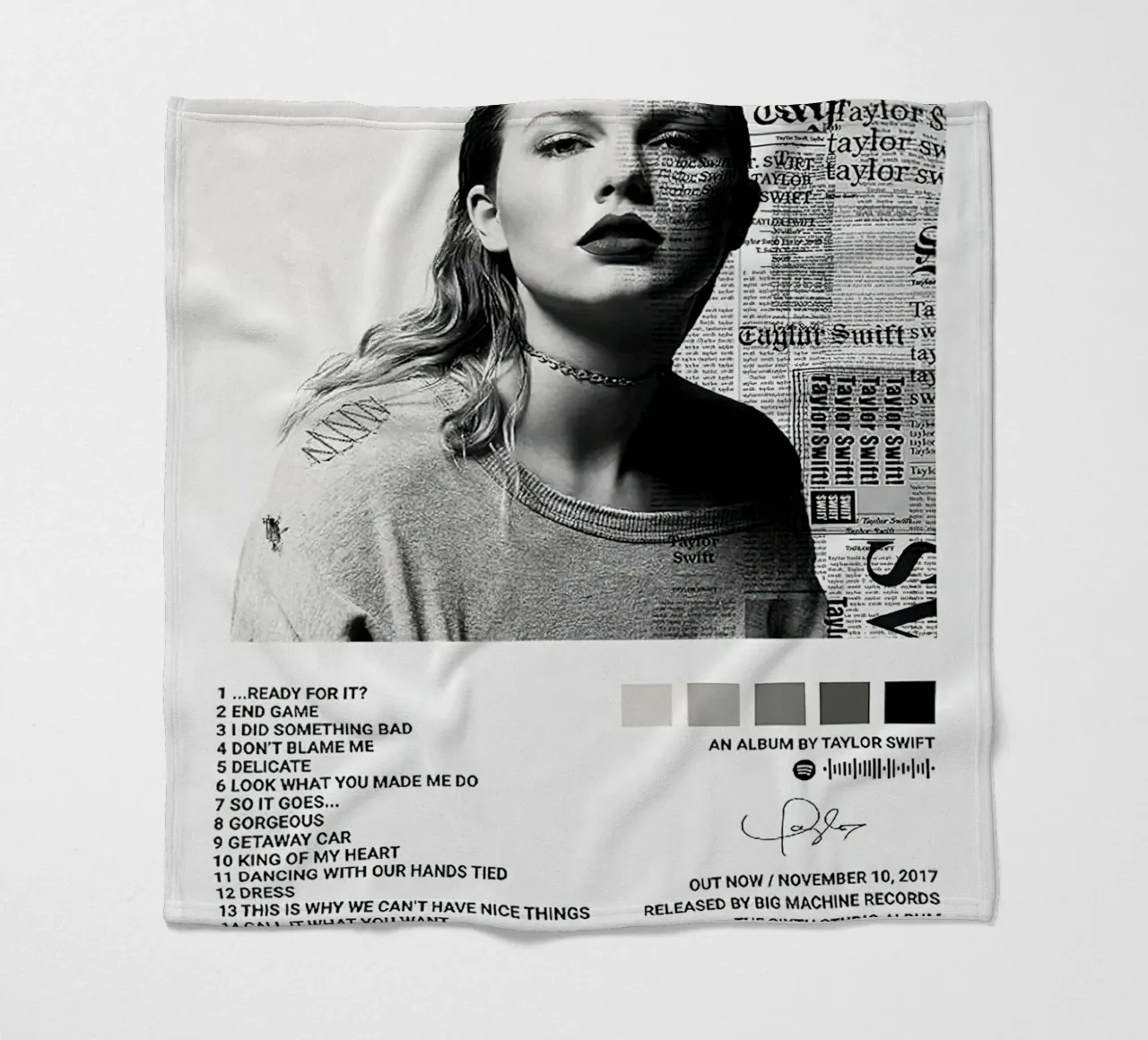 Taylor Swift Reputation coperta in pile da Roronoa7