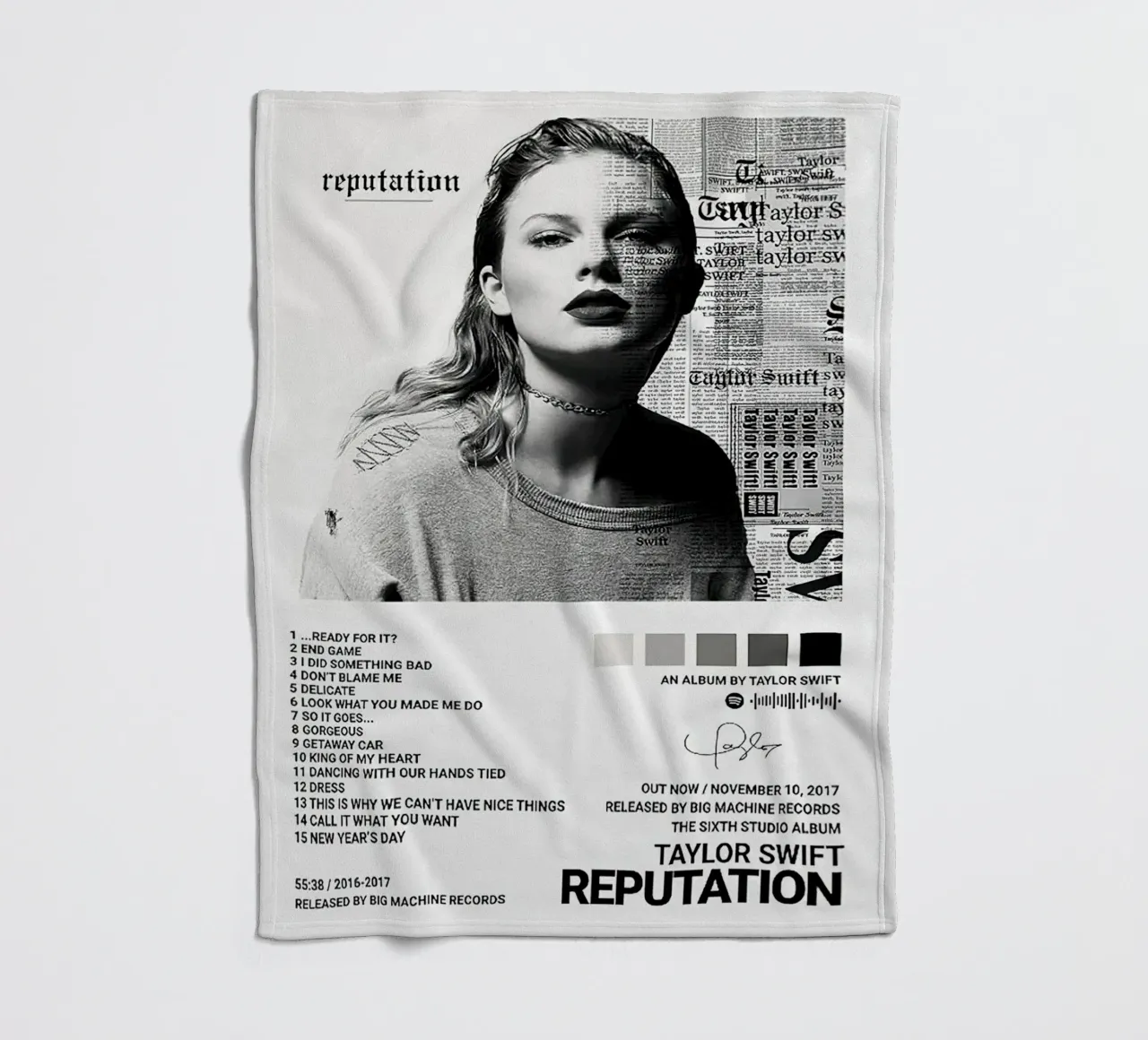 Taylor Swift Reputation coperta in pile da Roronoa7
