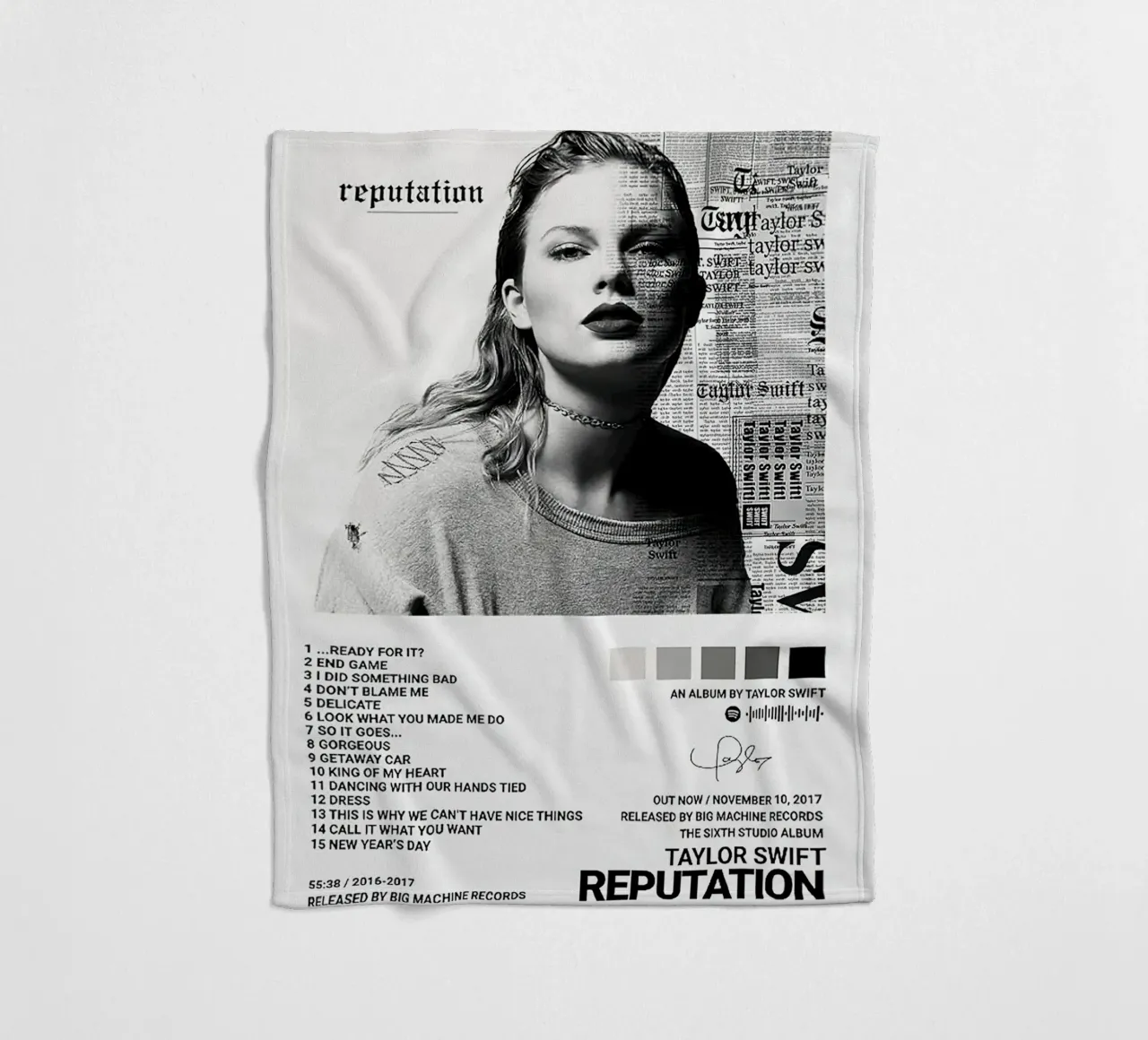 Taylor Swift Reputation coperta in pile da Roronoa7