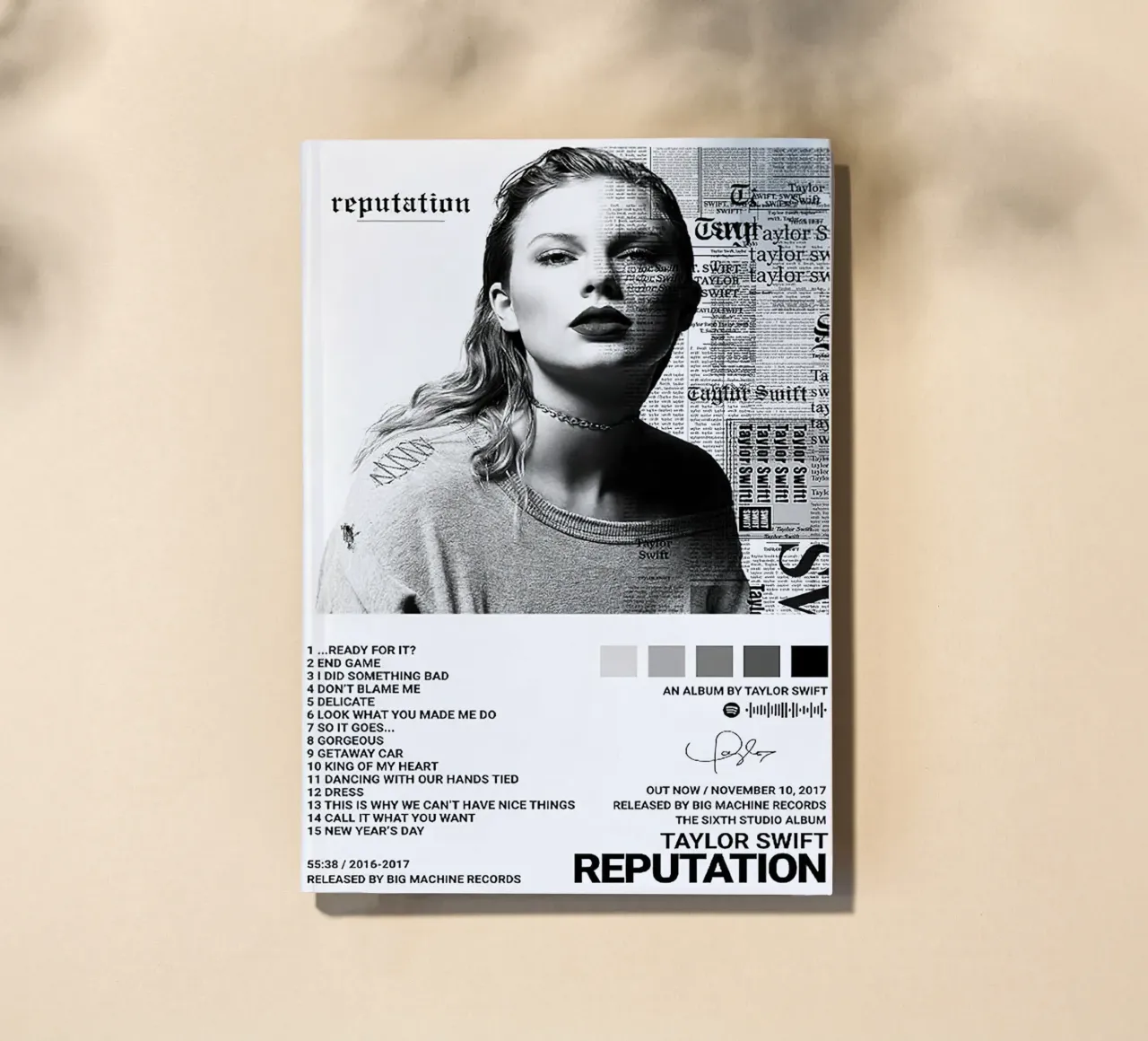 Taylor Swift Reputation notebook by Roronoa7