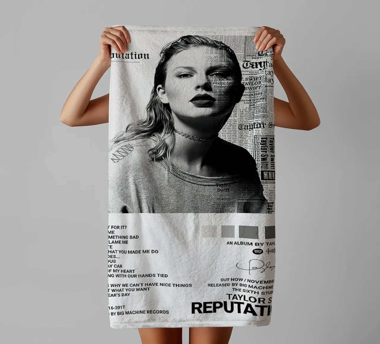 Taylor Swift Reputation asciugamano da bagno da Roronoa7