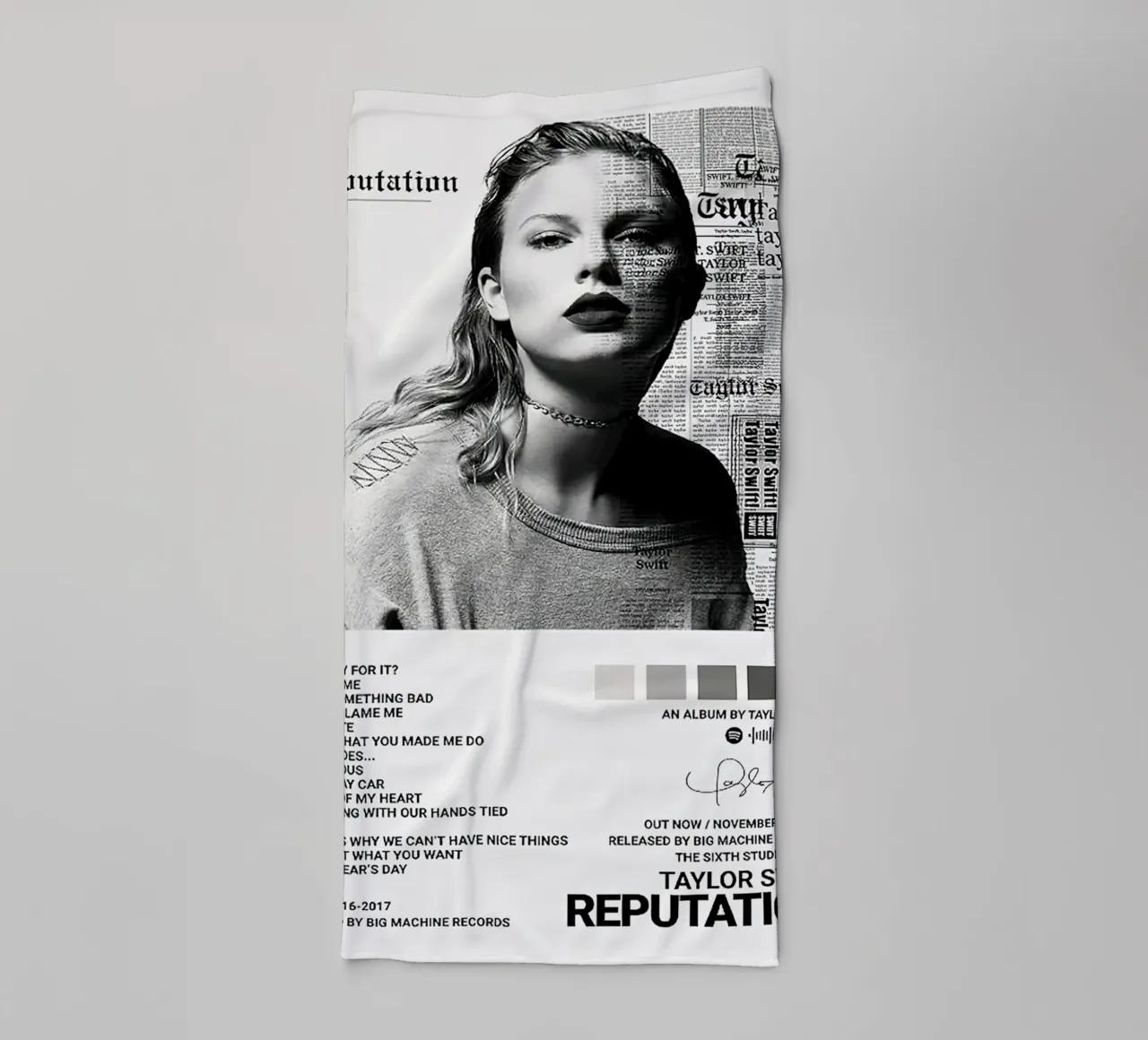 Taylor Swift Reputation asciugamano da bagno da Roronoa7