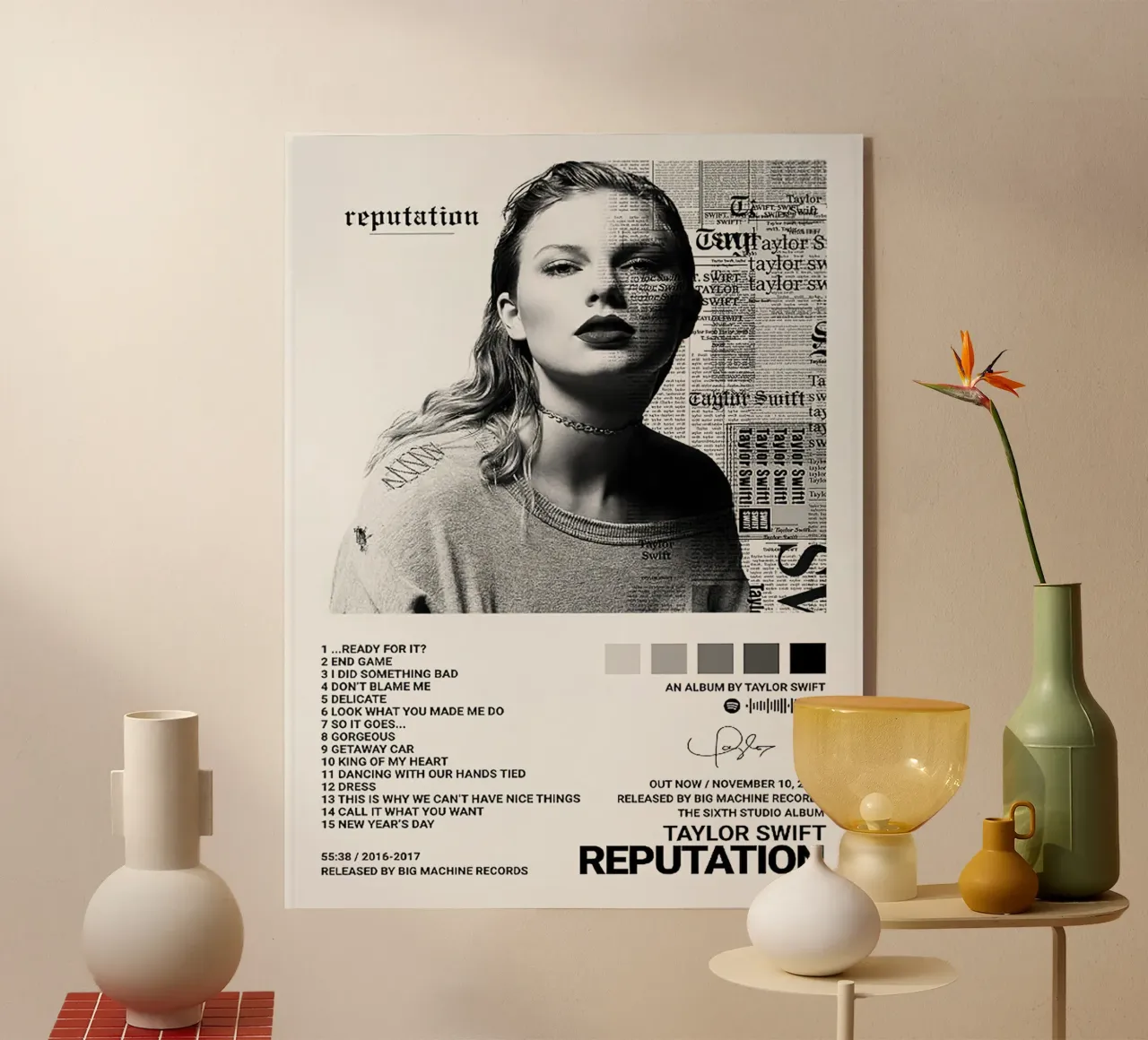 Taylor Swift Reputation plexiglass da Roronoa7