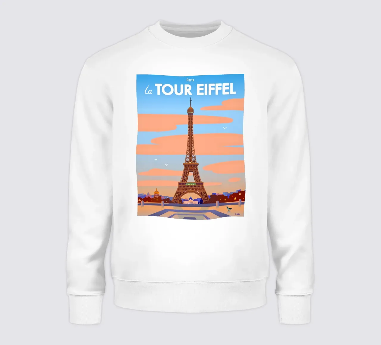 Torre Eiffel di Parigi felpa da C.WILL
