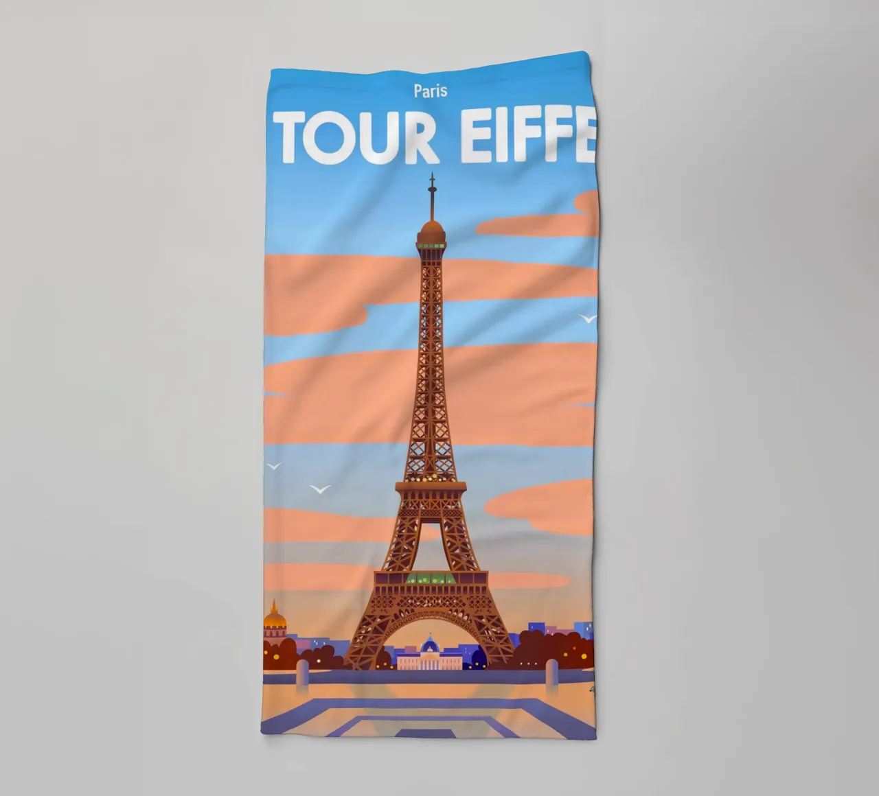 Torre Eiffel di Parigi asciugamano da bagno da C.WILL