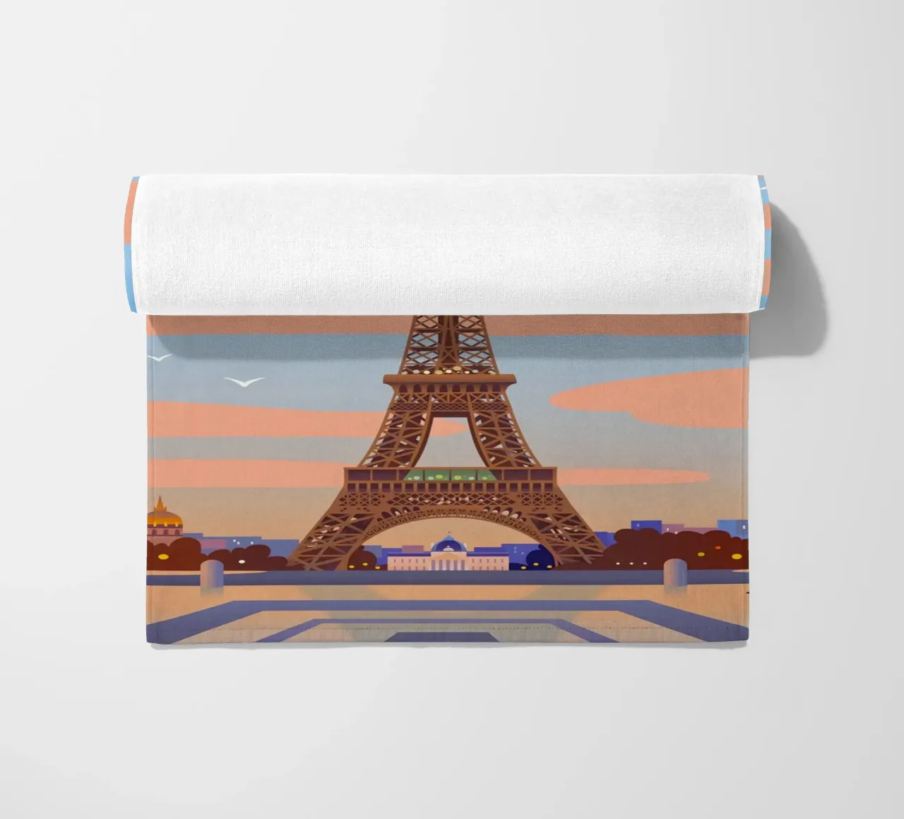 Torre Eiffel di Parigi telo mare da C.WILL