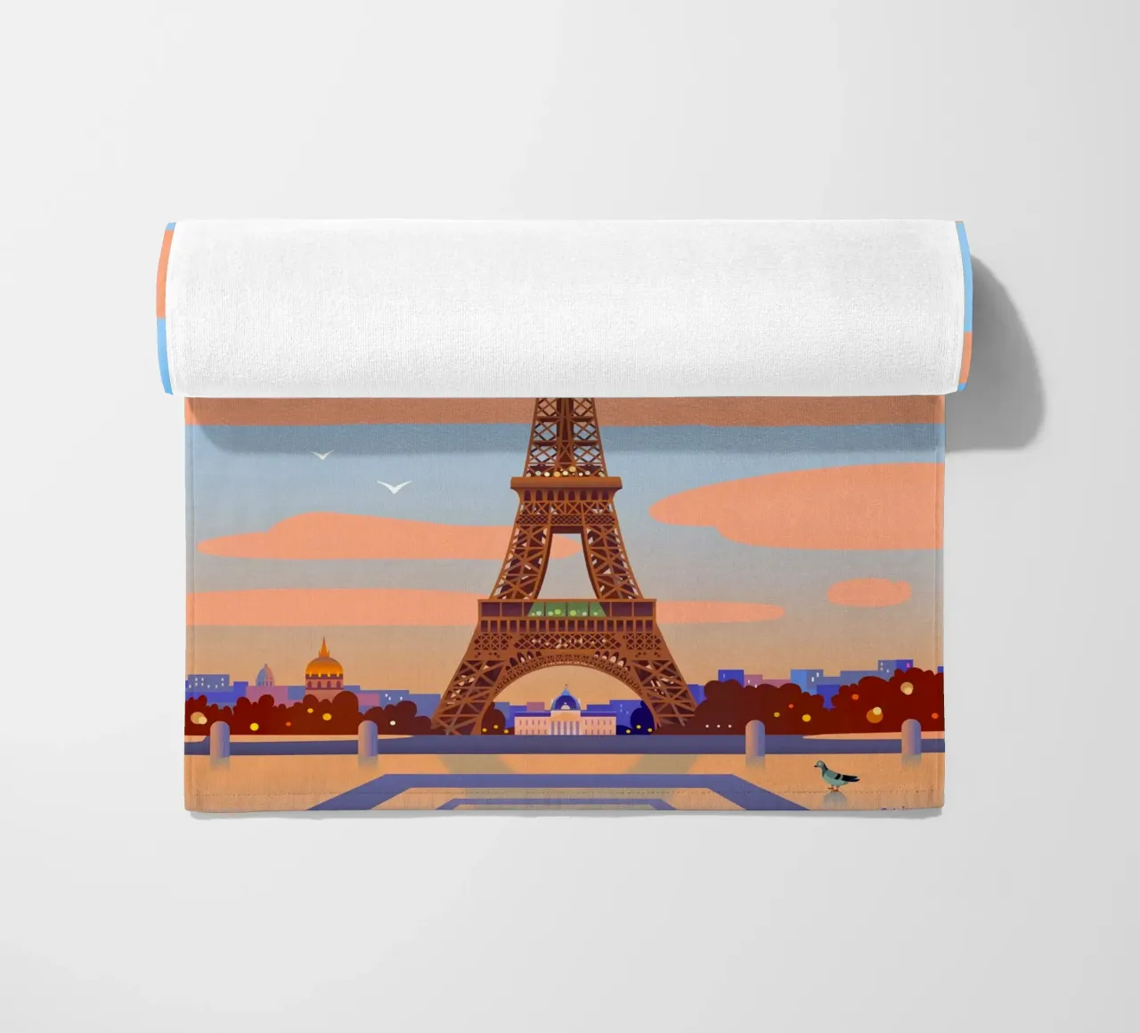 Torre Eiffel di Parigi telo mare da C.WILL