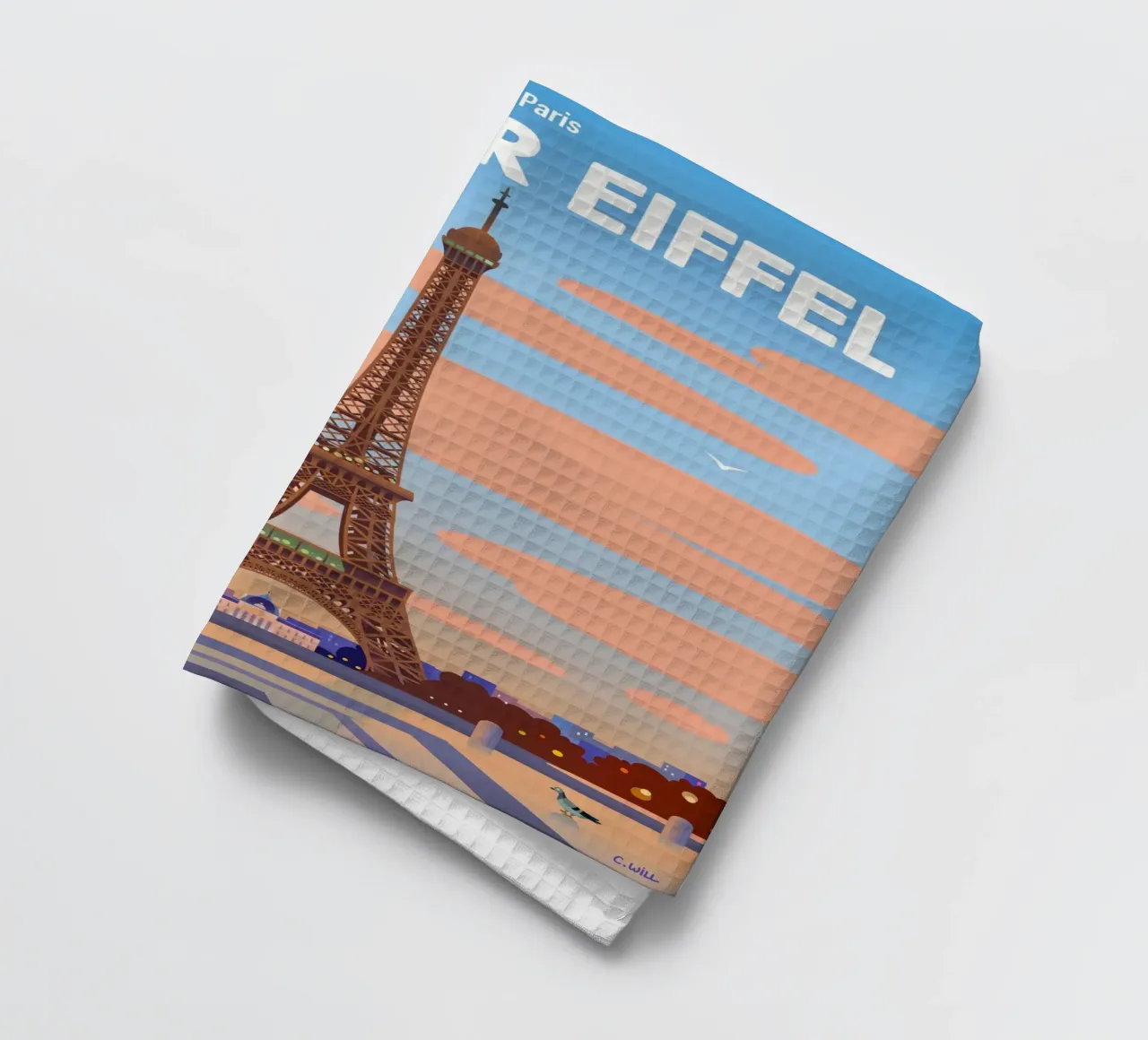 Torre Eiffel di Parigi canovaccio da cucina da C.WILL