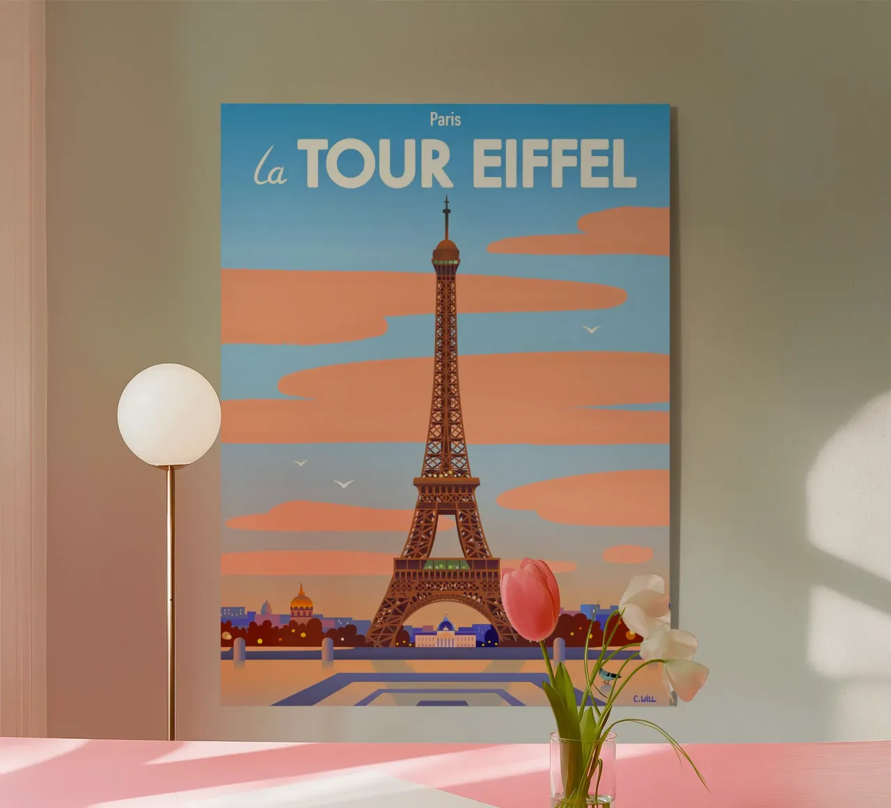 Torre Eiffel di Parigi plexiglass da C.WILL