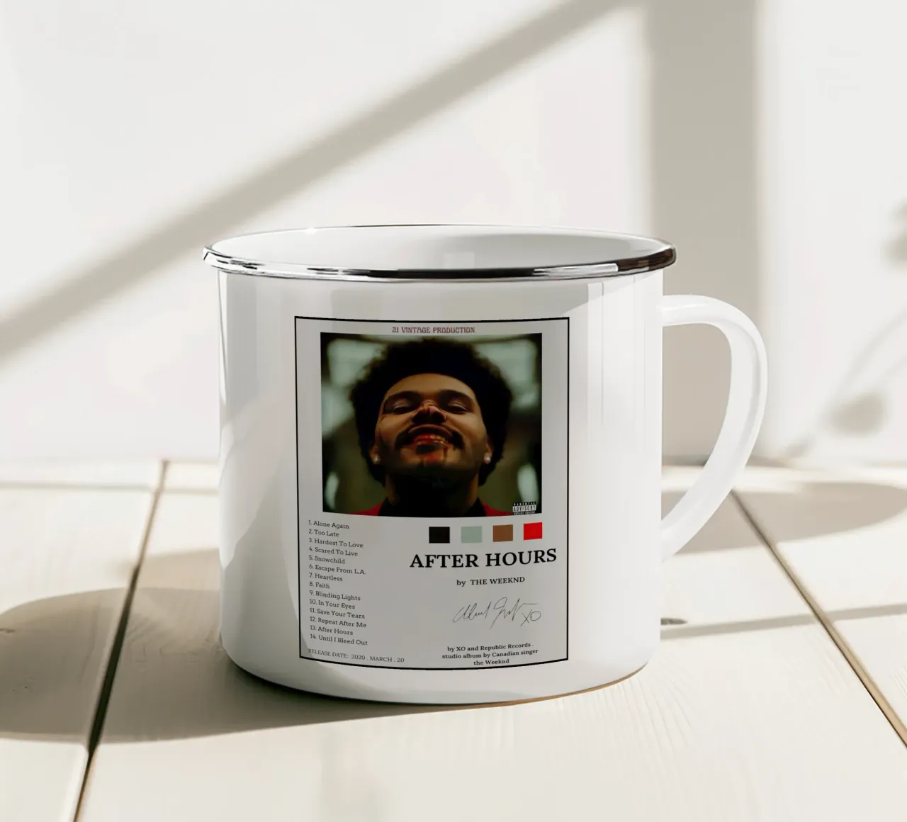 The Weeknd tazza in smalto da Roronoa7