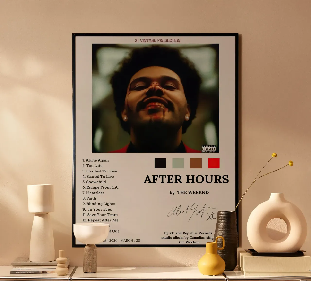 The Weeknd poster da Roronoa7