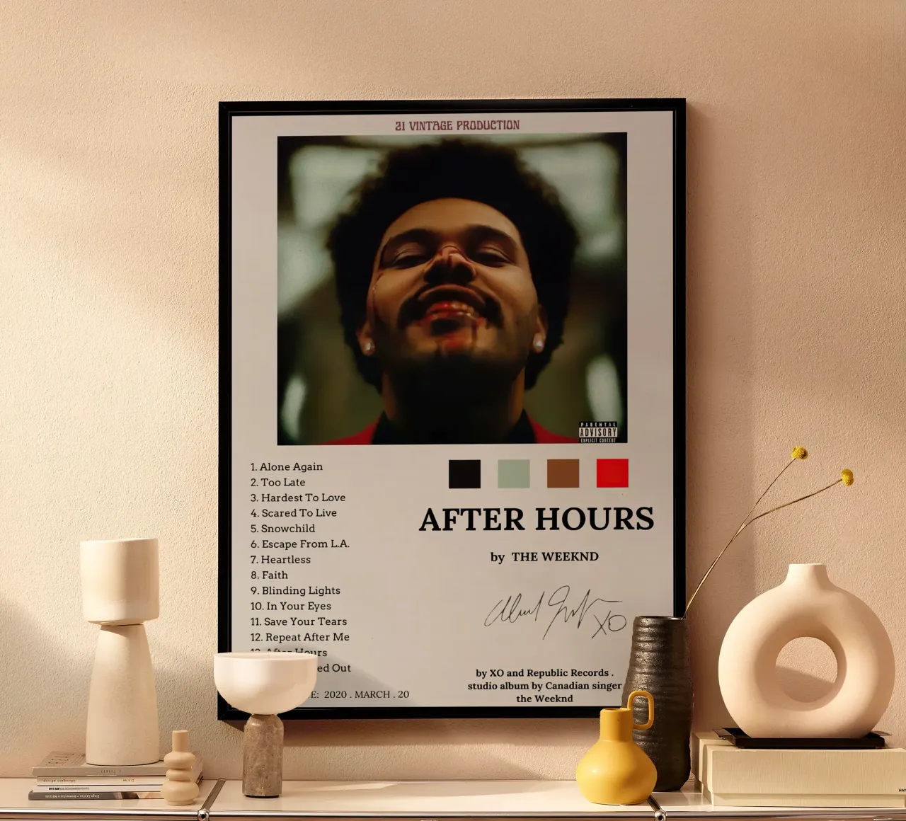 The Weeknd poster da Roronoa7