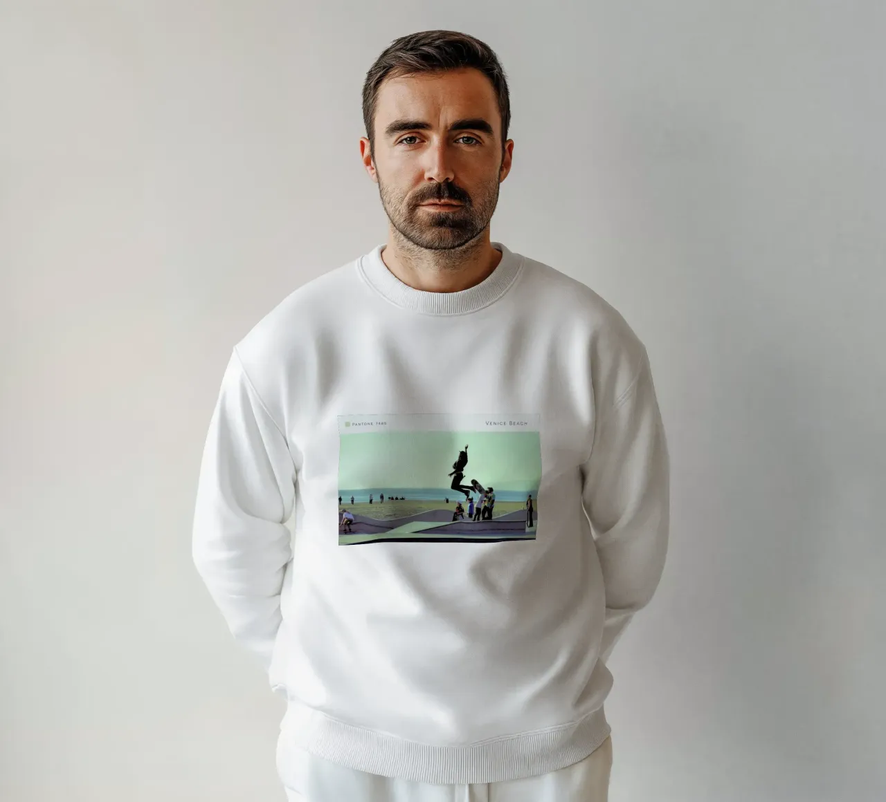 Venice Beach Pantone 7485 felpa da In Full Color