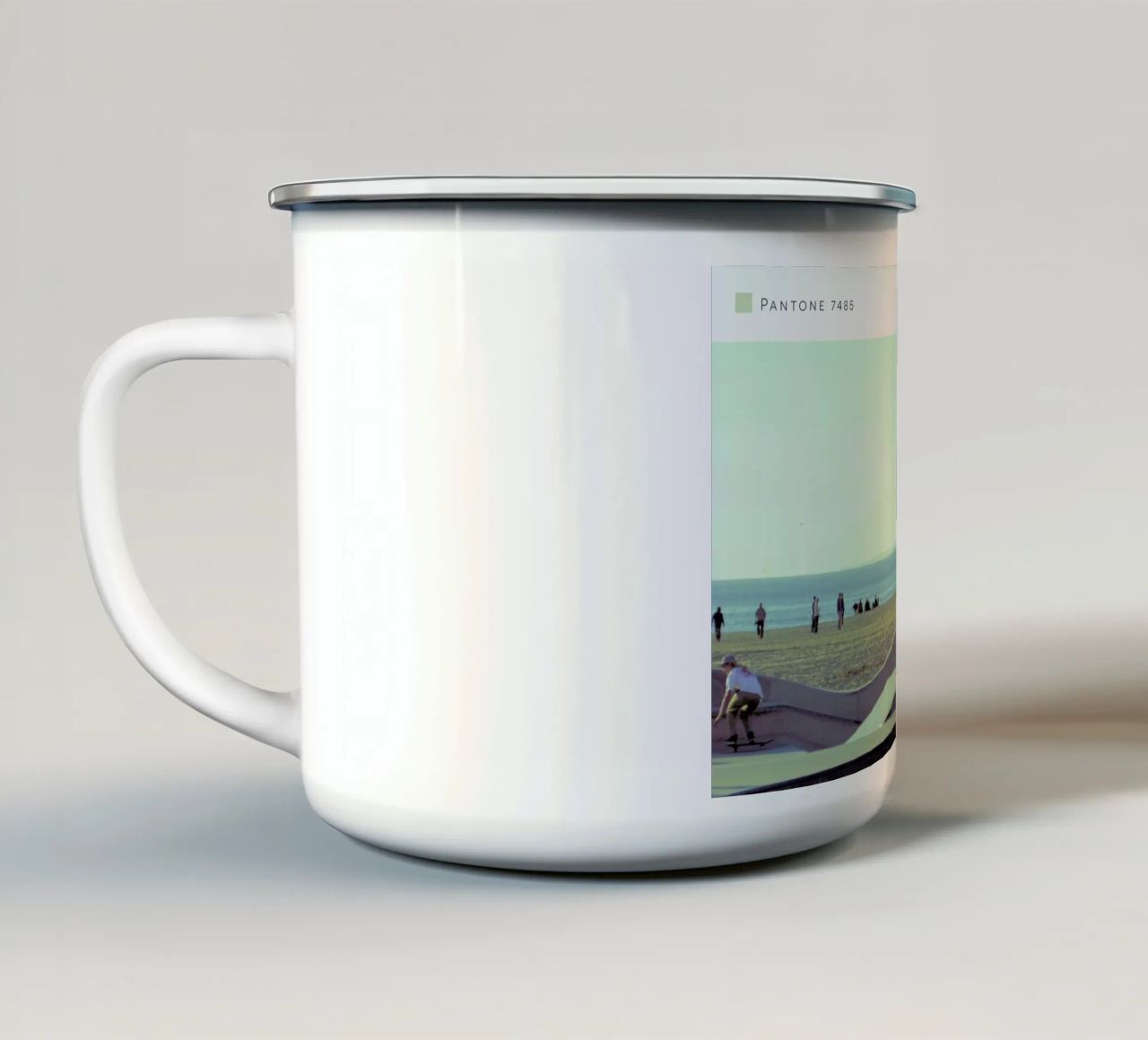 Venice Beach Pantone 7485 tazza in smalto da In Full Color