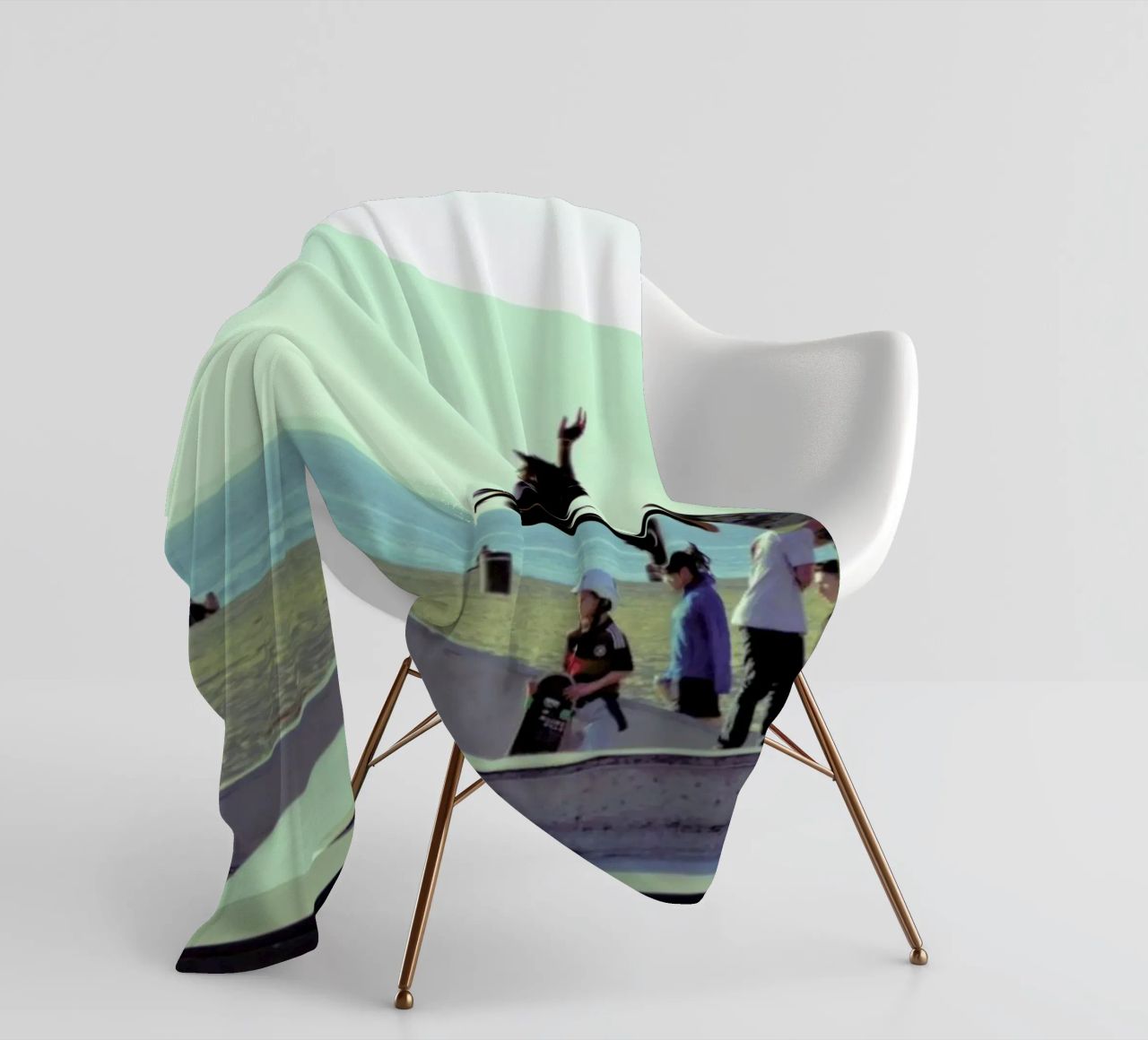 Venice Beach Pantone 7485 coperta in pile da In Full Color