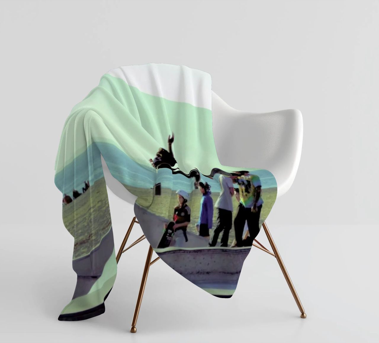 Venice Beach Pantone 7485 coperta in pile da In Full Color