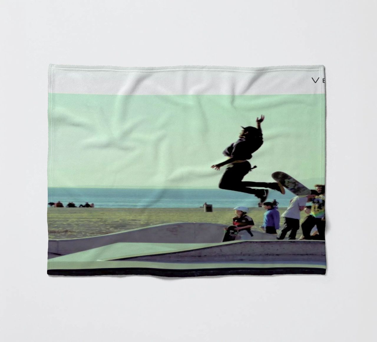 Venice Beach Pantone 7485 coperta in pile da In Full Color