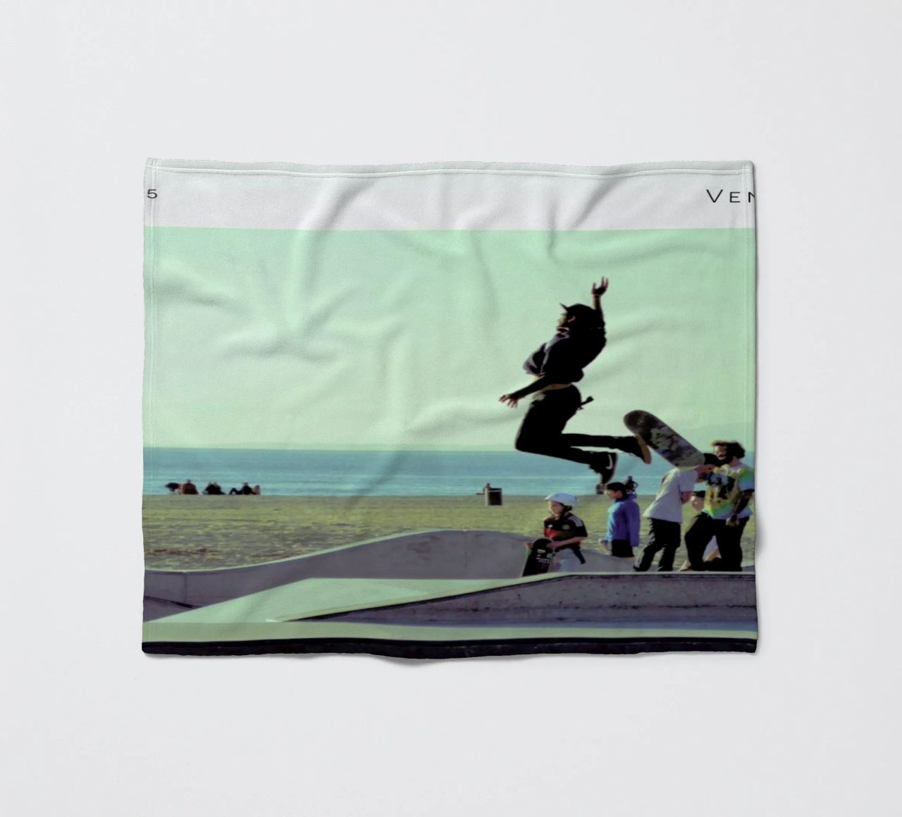 Venice Beach Pantone 7485 coperta in pile da In Full Color