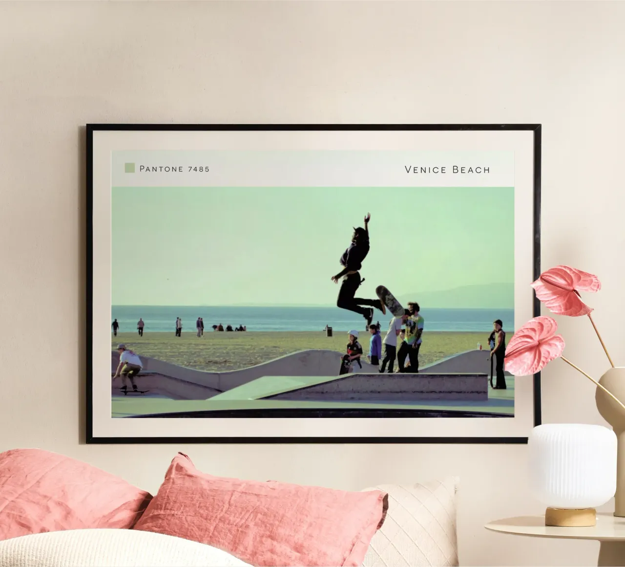 Venice Beach Pantone 7485 hahnemühle by In Full Color