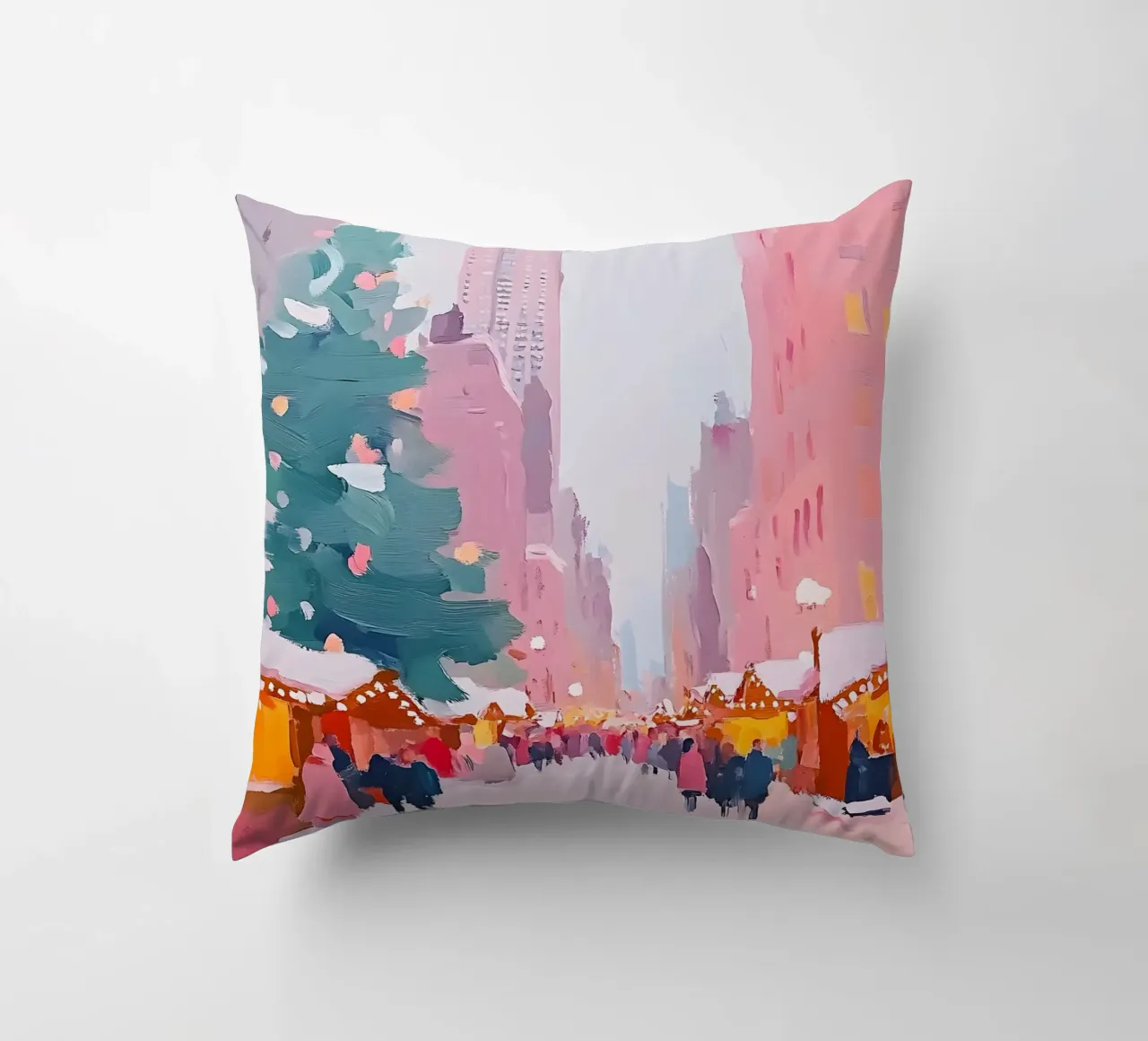 Christmas in New York cuscino da Gypsy Galleria