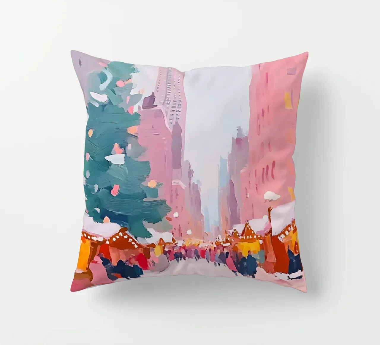 Christmas in New York cuscino da Gypsy Galleria