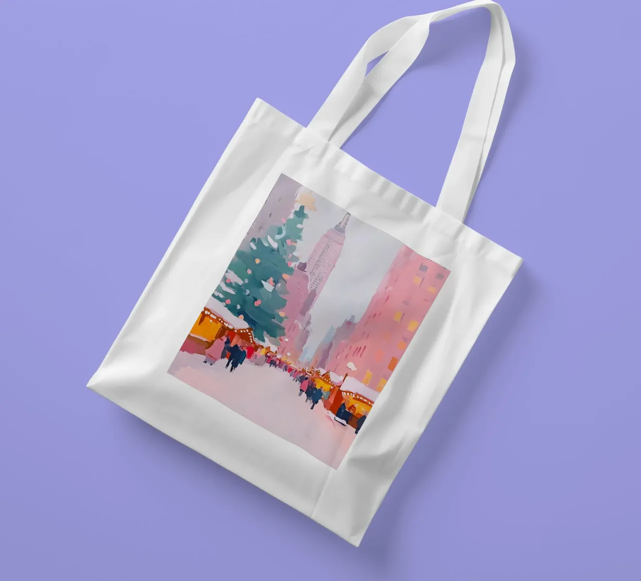 Christmas in New York tote bag by Gypsy Galleria