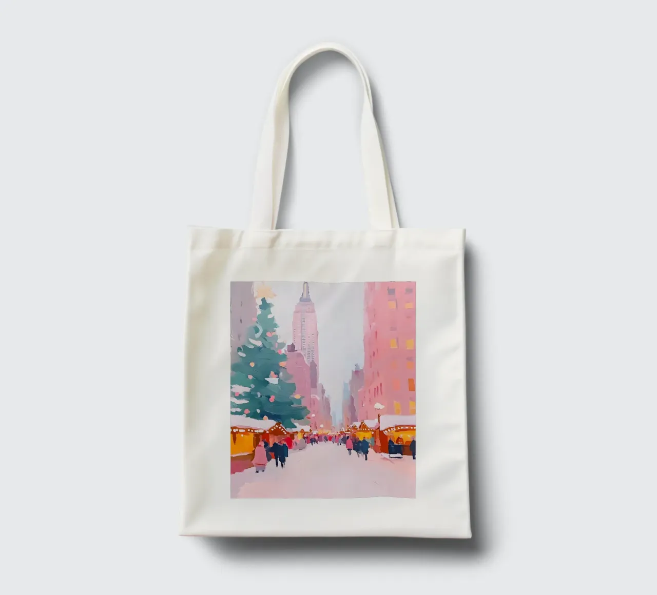 Christmas in New York tote bag by Gypsy Galleria