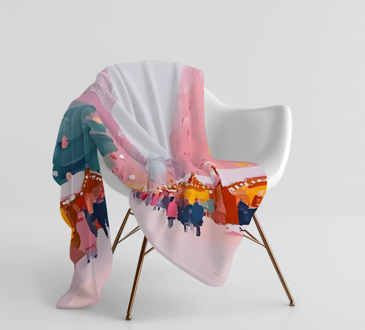 Christmas in New York coperta in pile da Gypsy Galleria