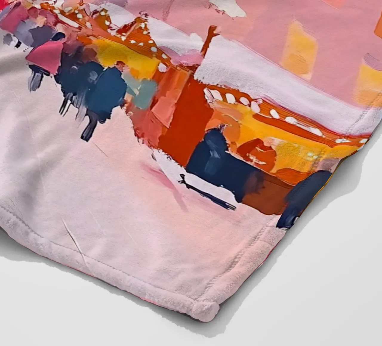 Christmas in New York coperta in pile da Gypsy Galleria