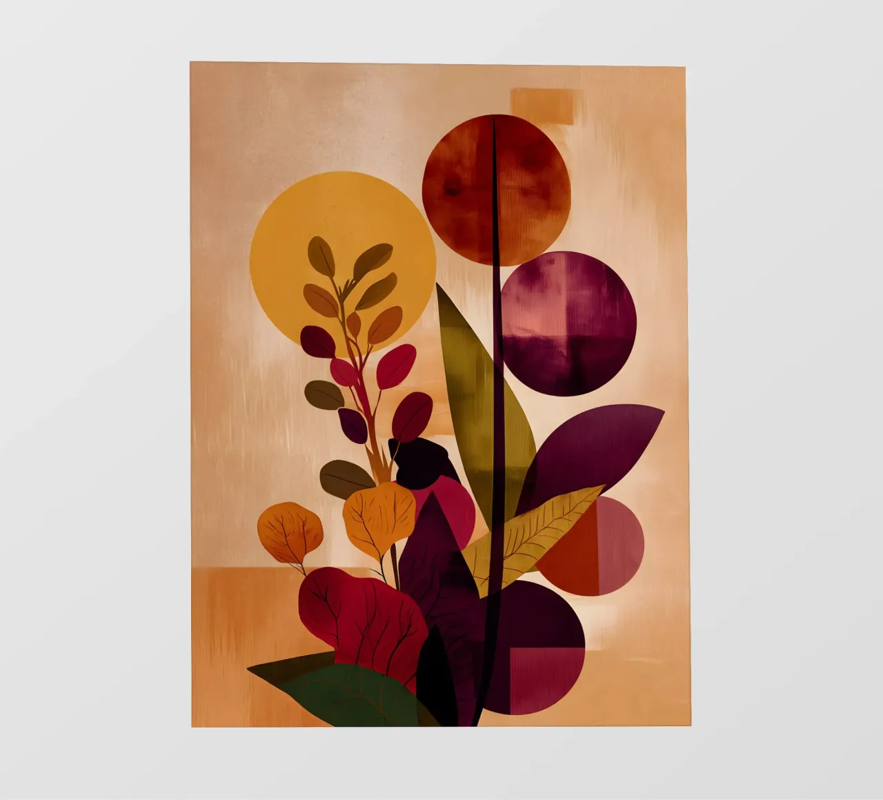 Abstract Botanical Shapes pellicola backlit da Gypsy Galleria