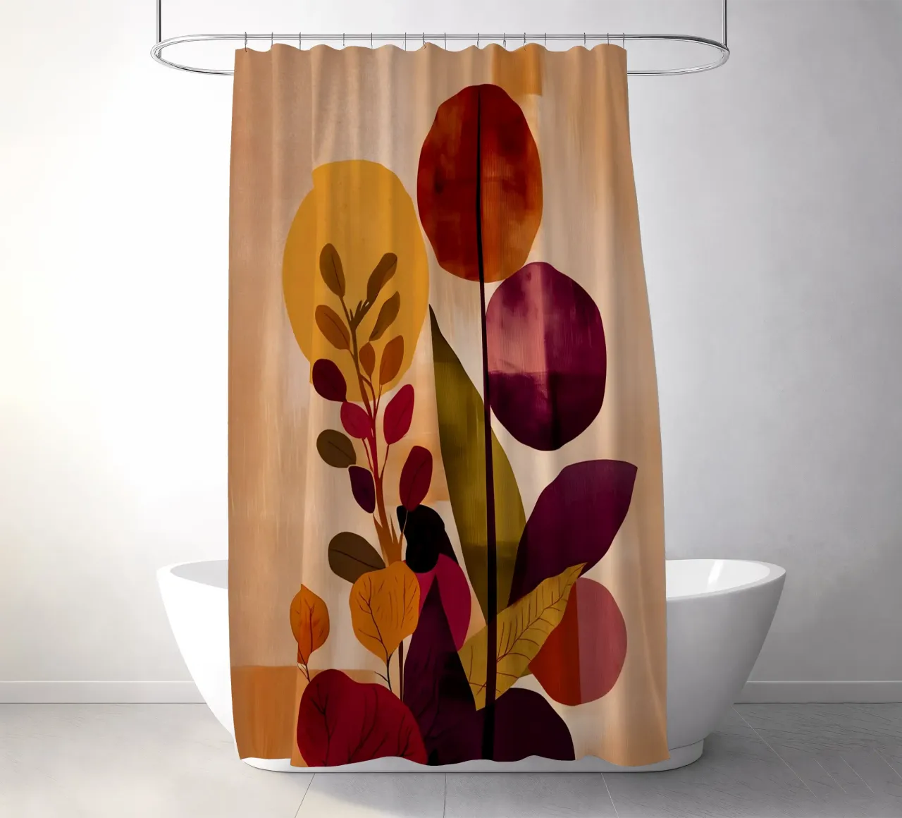 Abstract Botanical Shapes tenda da doccia da Gypsy Galleria