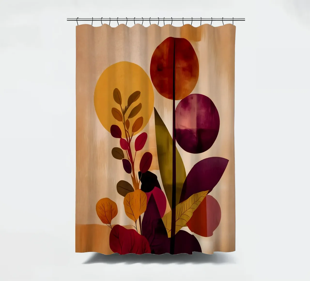 Abstract Botanical Shapes tenda da doccia da Gypsy Galleria