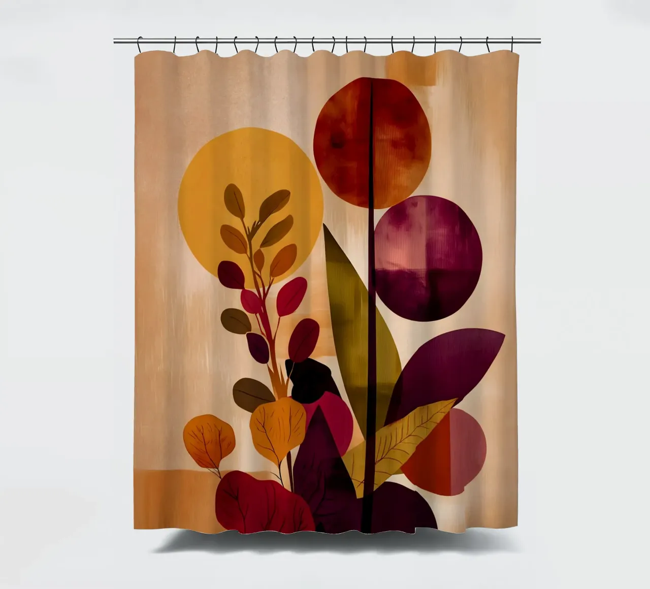 Abstract Botanical Shapes tenda da doccia da Gypsy Galleria