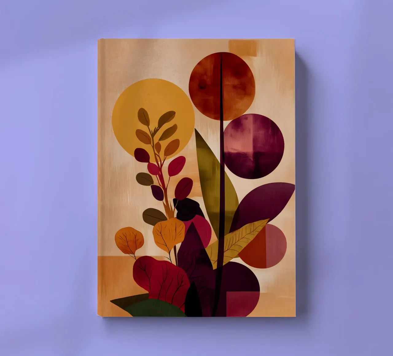 Abstract Botanical Shapes notebook by Gypsy Galleria