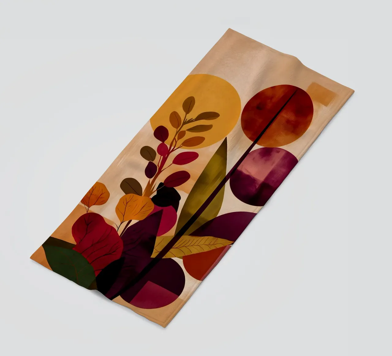 Abstract Botanical Shapes telo mare da Gypsy Galleria