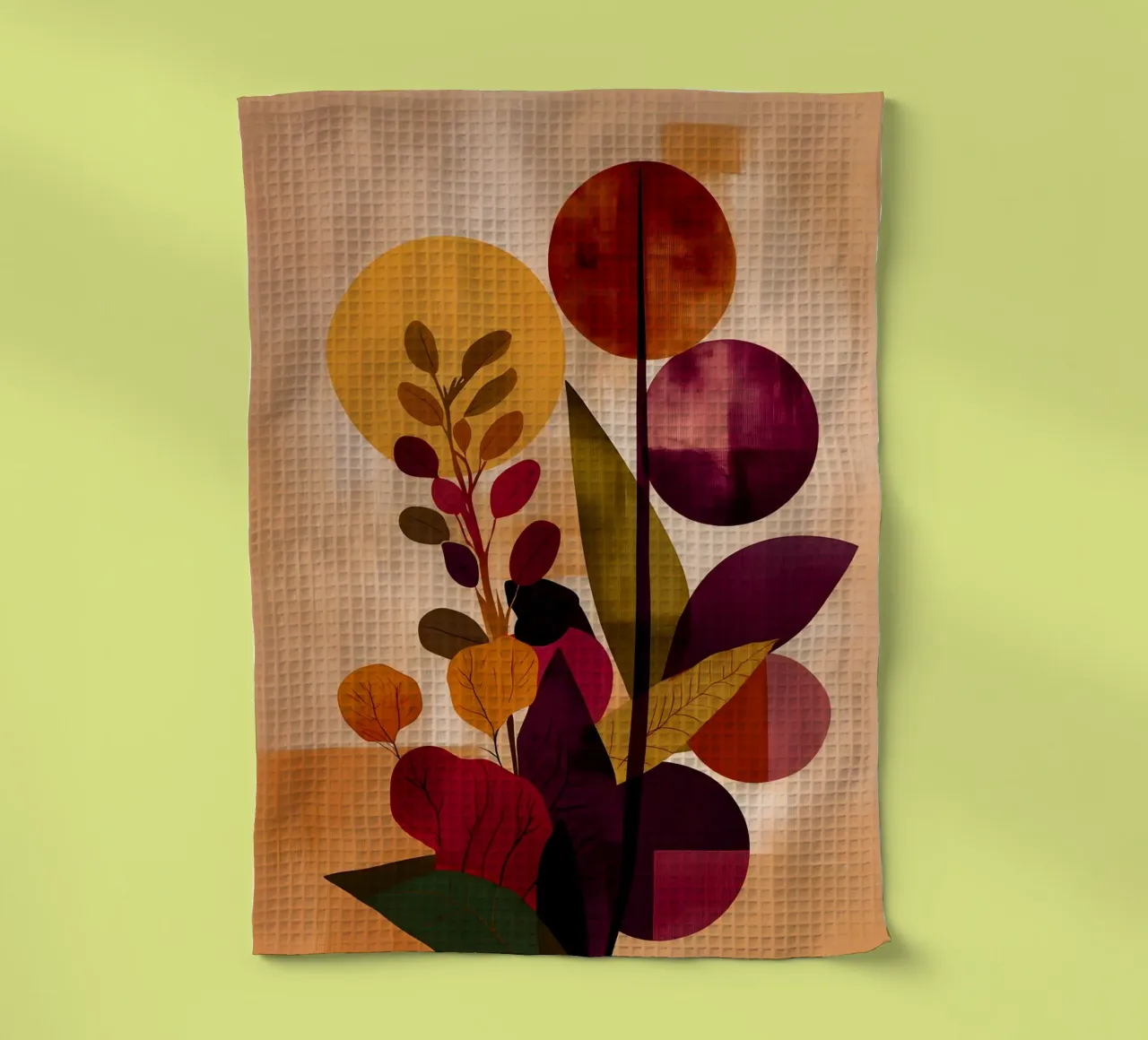 Abstract Botanical Shapes canovaccio da cucina da Gypsy Galleria