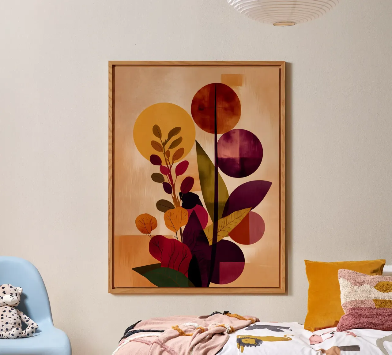 Abstract Botanical Shapes alluminio dibond da Gypsy Galleria